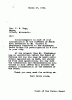  Gilbert Henry Stephenson. Application No. 5151.  Letter from Clerk of the Pardon Board to T. W. Hugo, March 17, 1921.--Correspondence (gif)